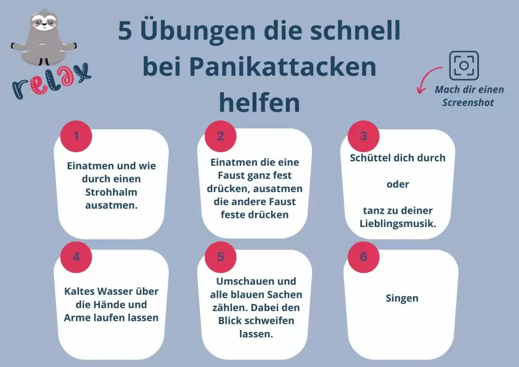 Übungen bei Panikattacken
